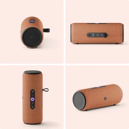 Умная колонка Yandex Стрит Алиса оранжевый 30W 2.0 BT/Wi-Fi 10м 3300mAh (YNDX-00030ORG)