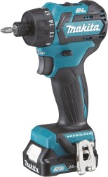 Дрель-шуруповерт Makita DF032DWAE аккум. патрон:шестигр.1/4&amp;quot; (кейс в комплекте)