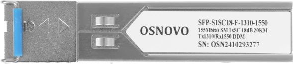 Модуль Osnovo SFP-S1SC18-F-1310-1550