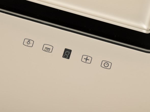 Вытяжка каминная Elikor Оникс 90П-1000-Е4Д бежевый управление: сенсорное (1 мотор)