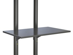 Стойка для телевизора Cactus CS-ST04 черный 37&amp;quot;-70&amp;quot; макс.68кг напольный мобильный