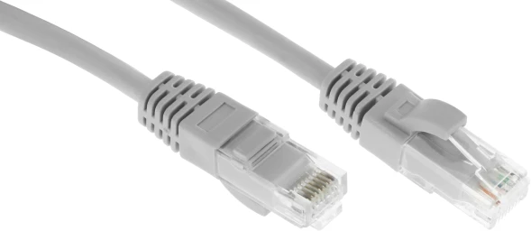 Патч-корд Sysmatrix PC 4545.5EU26.5LSZHGY U/UTP RJ-45 вил.-вилка RJ-45 кат.5E 5м серый LSZH