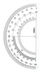 Набор линеек Deli E9597 прозрачный компл.:лин.15см./треуг.2шт./трансп.