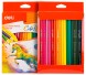 Карандаши цв. Deli EC00330 ColoRun трехгран. тополь 36цв. коробка/европод. (36шт)