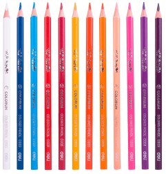 Карандаши цв. Deli EC00330 ColoRun трехгран. тополь 36цв. коробка/европод. (36шт)