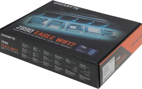Материнская плата Gigabyte Z890 EAGLE WIFI7 Soc-1851 Intel Z890 4xDDR5 ATX AC`97 8ch(7.1) 2.5Gg RAID+DP