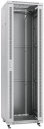 Шкаф коммутационный Cabeus (SH-05C-42U60/80) напольный 42U 600x800мм пер.дв.стекл металл 800кг серый 700мм 100.3кг 220град. 2055мм IP20 сталь