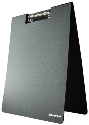 Папка клип-борд Silwerhof 957025 A4 полифом 1.8мм черный