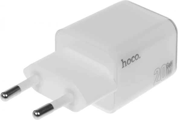 Сетевое зар./устр. Hoco N46 Glorious 20W 3A (PD+QC+AFC) USB-A/Type-C универсальное белый (35301)