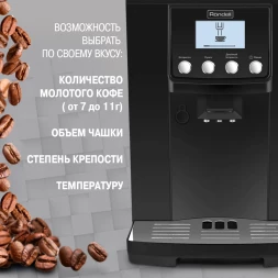 Кофемашина Rondell 1103-RE-01 1450Вт черный
