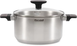Кастрюля Rondell Chambray RDS-1956 4.8л. d=24см (с крышкой) стальной