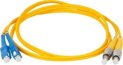 Патч-корд Lanmaster TWT-2SC-2FC/SU-2.0 2x9/125 OS2 LC/APC дуплекс-SC дуплекс UPC 2м ПВХ желтый