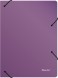 Папка архивная на резинке Silwerhof Perlen 311915-73 полипропилен 1мм корешок 100мм A4 сиреневый металлик