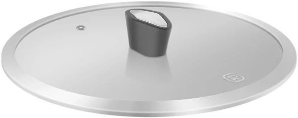 Крышка Rondell Stolz RDA-1785 d=26см крыш.прозрачный руч.черная