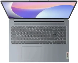 Ноутбук Lenovo IdeaPad Slim 3 15IRU8 Core i3 1315U 8Gb SSD256Gb Intel UHD Graphics 15.6&amp;quot; TN FHD (1920x1080) без ОС grey WiFi BT Cam (82X700DBUE)