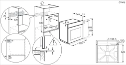 Духовой шкаф Электрический Electrolux EOF3H70X нержавеющая сталь
