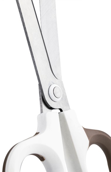 Ножницы Deli ENS055-WT Nusign офисные 180мм титановое покрытие сталь белый блистер