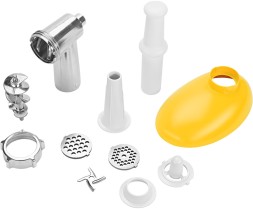 Мясорубка Kitfort КТ-2113-2 1000Вт белый/желтый