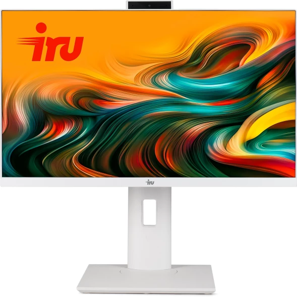 Моноблок IRU Tactio 23.8&amp;quot; Full HD i5 1235U (1.3) 16Gb SSD512Gb Iris Xe CR без ОС GbitEth WiFi BT 65W Cam белый 1920x1080