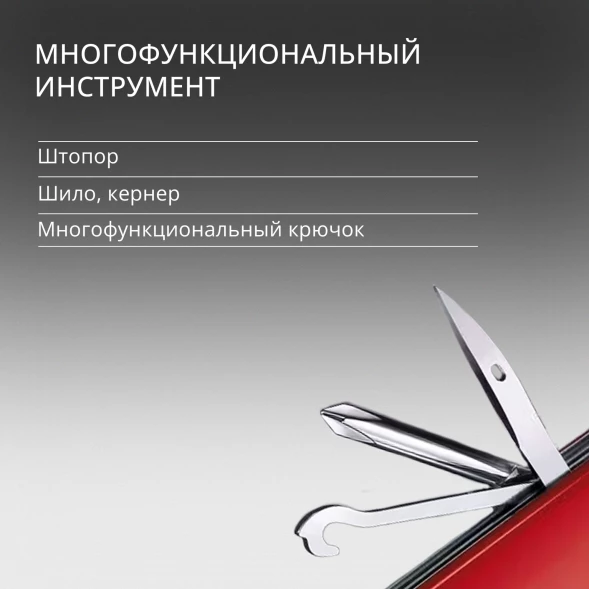 Нож перочинный Victorinox Super Tinker (1.4703) 91мм 14функц. красный карт.коробка