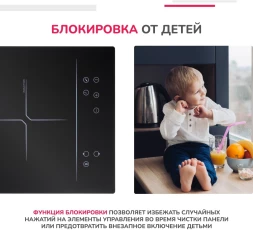 Индукционная варочная поверхность Simfer H30I72S002 черный