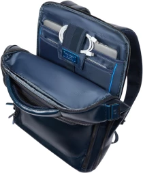 Рюкзак мужской Piquadro Blue Square CA6817B2/BLU2 синий натур.кожа