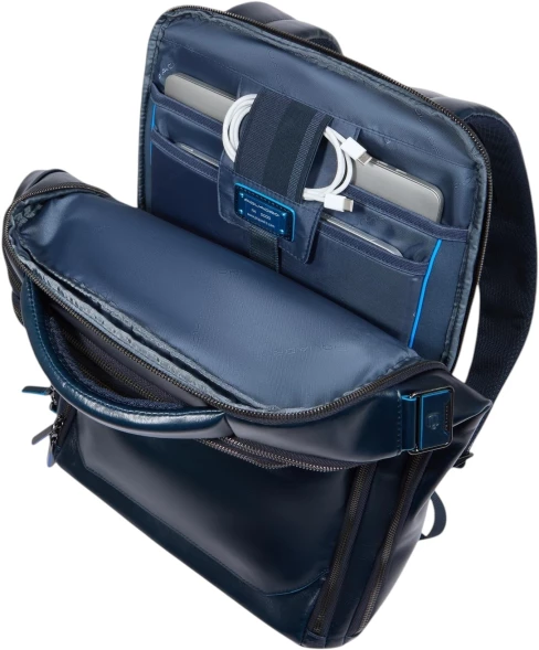 Рюкзак мужской Piquadro Blue Square CA6817B2/BLU2 синий натур.кожа