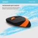 Мышь A4Tech Fstyler FG10 черный/оранжевый оптическая (2000dpi) беспроводная USB (4but)