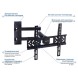 Кронштейн для телевизора Kromax PIXIS-XS черный 22&amp;quot;-55&amp;quot; макс.30кг настенный поворотно-выдвижной и наклонный