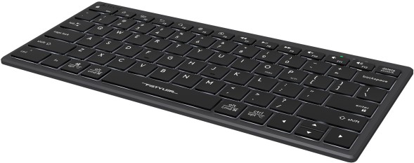 Клавиатура A4Tech Fstyler FX61 серый USB slim LED (FX61 GREY)