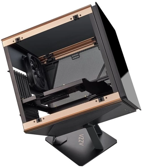 Корпус Azza REGIS черный без БП ATX 1x140mm 2xUSB3.0 1xUSB3.1 audio