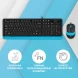 Клавиатура + мышь A4Tech Fstyler F1010 клав:черный/синий мышь:черный/синий USB Multimedia (F1010 BLUE)