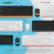 Клавиатура + мышь A4Tech Fstyler F1010 клав:черный/синий мышь:черный/синий USB Multimedia (F1010 BLUE)