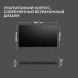 Телевизор LED Hyundai 75&amp;quot; H-LED75BU7011 Google TV Frameless Metal черный 4K Ultra HD 60Hz MEMC DVB-T DVB-T2 DVB-C DVB-S DVB-S2 USB WiFi Smart TV