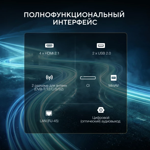 Телевизор LED Hyundai 50&amp;quot; H-LED50BU7011 Google TV Frameless Metal черный/черный 4K Ultra HD 60Hz MEMC DVB-T DVB-T2 DVB-C DVB-S DVB-S2 USB WiFi Smart TV