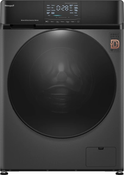 Стиральная машина Weissgauff WM 4927 Direct Drive Inverter Premium Deep Grey класс: A+++ загр.фронтальная макс.:7кг темно-серый