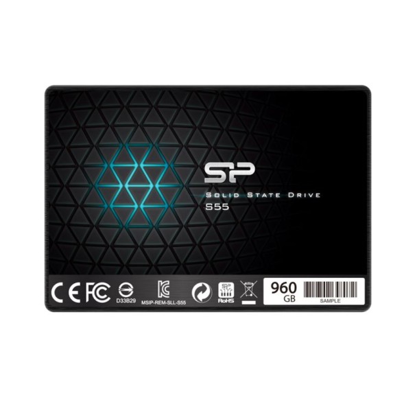 Накопитель SSD Silicon Power SATA-III 960GB SP960GBSS3S55S25 Slim S55 2.5&amp;quot;
