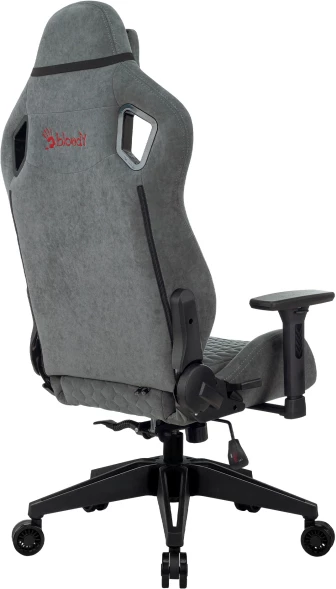 Кресло игровое A4Tech Bloody GC-770 серый соты с подголов. крестов.