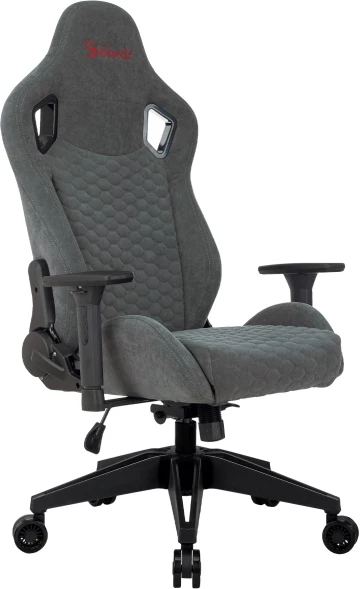 Кресло игровое A4Tech Bloody GC-770 серый соты с подголов. крестов.