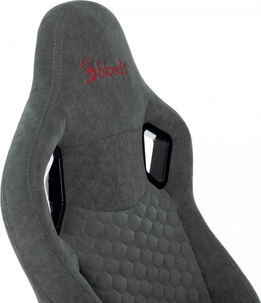 Кресло игровое A4Tech Bloody GC-770 серый соты с подголов. крестов.