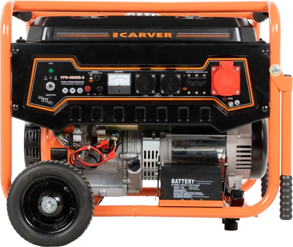 Генератор Carver PPG- 8000E-3 6кВт
