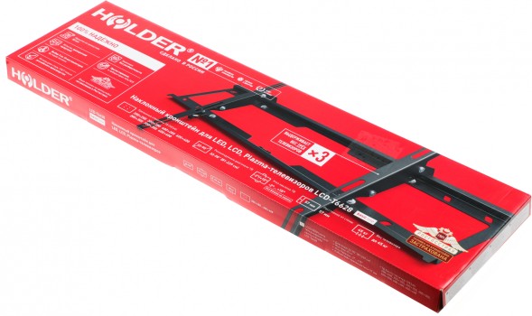 Кронштейн для телевизора Holder LCD-T6628-B черный 32&amp;quot;-70&amp;quot; макс.40кг настенный наклон