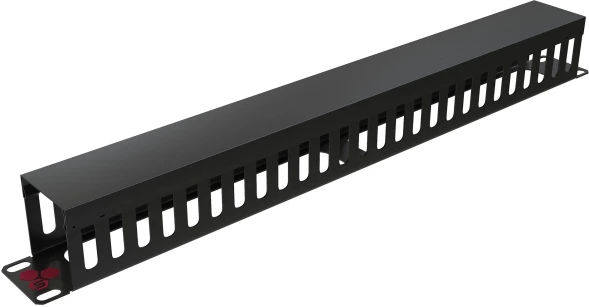 Кабельный органайзер горизонтальный Sysmatrix SA 0021.911 односторонний 1U шир.:19&amp;quot; глуб.:55мм