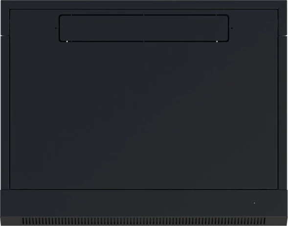 Шкаф коммутационный NTSS (NTSS-W9U6045GS-2BL) настенный 9U 570x450мм пер.дв.стекл 60кг черный 20.1кг 220град. IP20
