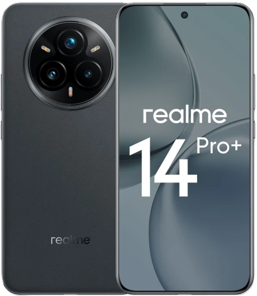 Смартфон Realme RMX5051 14 Pro+ 256Gb 8Gb серый моноблок 3G 4G 2Sim 6.83&amp;quot; 1272x2800 Android 14 50Mpix 802.11 a/b/g/n/ac/ax NFC GPS GSM900/1800 GSM1900 Protect