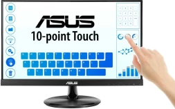 Монитор Asus 21.5&amp;quot; VT229H черный IPS LED 16:9 HDMI M/M глянцевая 1000:1 250cd 178гр/178гр 1920x1080 60Hz VGA FHD USB Touch 3.83кг