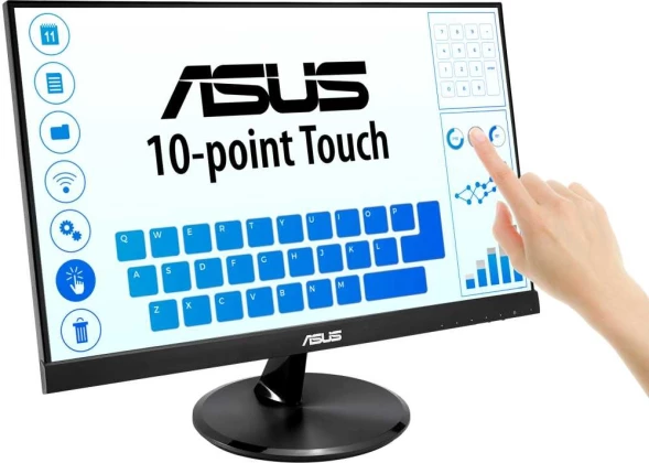 Монитор Asus 21.5&amp;quot; VT229H черный IPS LED 16:9 HDMI M/M глянцевая 1000:1 250cd 178гр/178гр 1920x1080 60Hz VGA FHD USB Touch 3.83кг