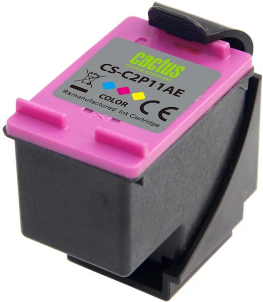 Картридж струйный Cactus CS-C2P11AE № 651 многоцветный (18мл) для HP 5575/5645 OJ 202/252
