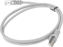 Патч-корд Premier NA102-FTP-C5E-1M 1Гбит/с FTP 4 пары cat.5E CCA molded 1м серый RJ-45 (m)-RJ-45 (m)