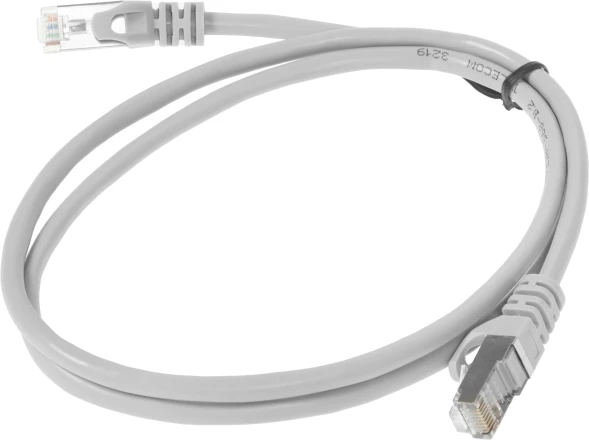 Патч-корд Premier NA102-FTP-C5E-1M 1Гбит/с FTP 4 пары cat.5E CCA molded 1м серый RJ-45 (m)-RJ-45 (m)